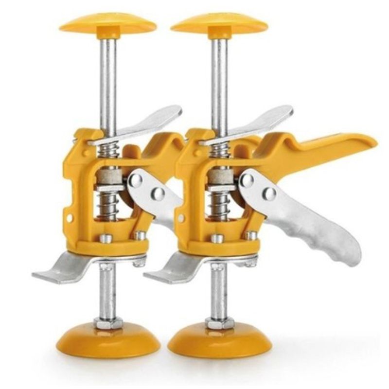 BRADOO- 2Pcs Tile Leveling System Leveler Wall Tile Paving Locator Tool Clip Floor Installation Tile Alignment Tools