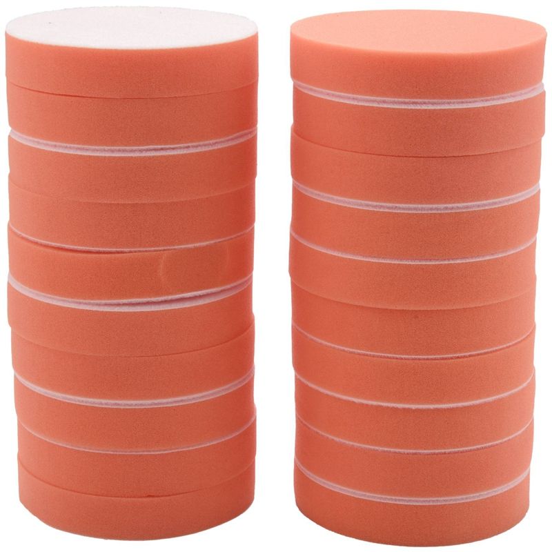 20Pcs 125mm Gross Polishing Buffing Pads 5 Inch Flat Sponge Car Polisher Clean Waxing Auto Paint Maintenance Care