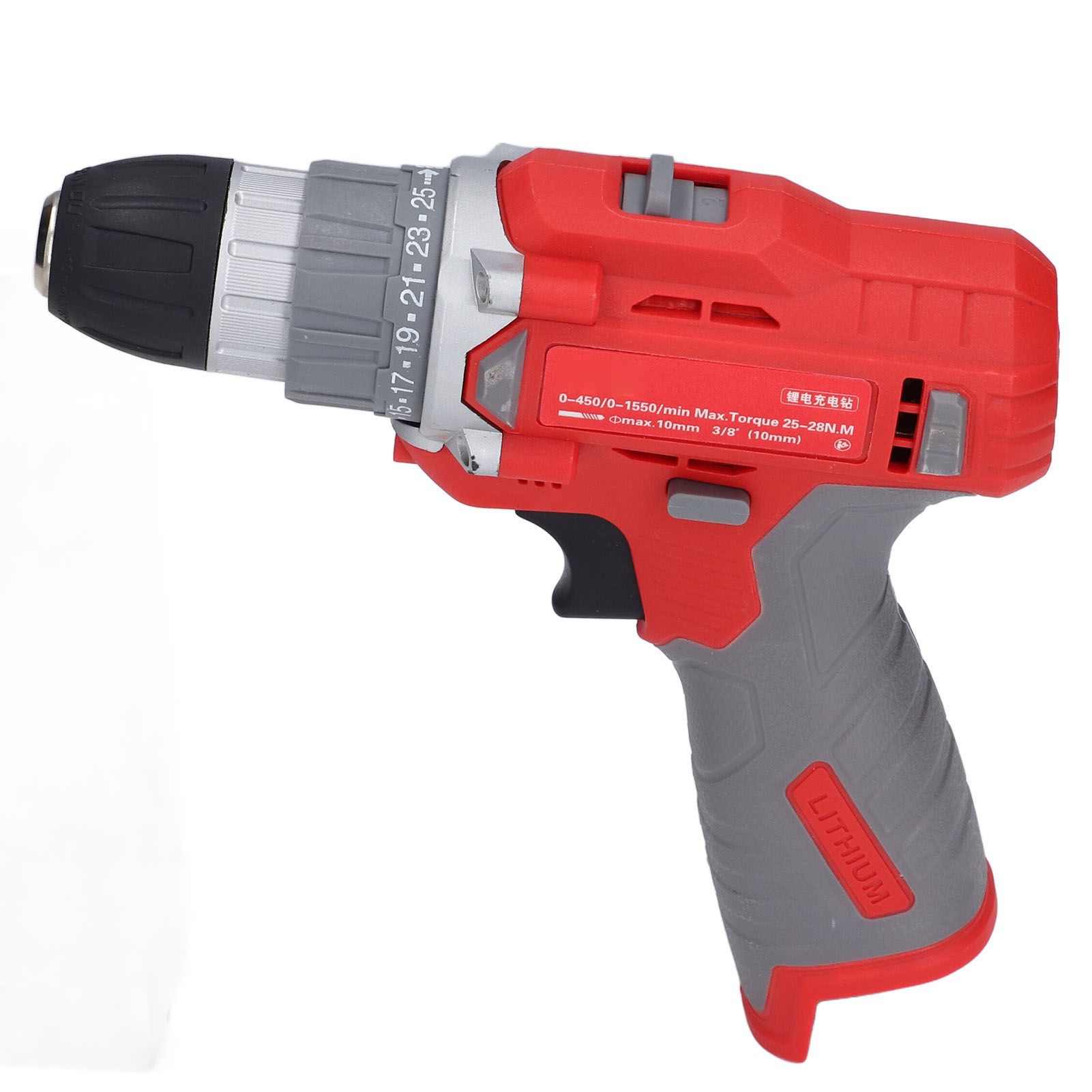 Hand Power Drill Brushed Ergonomic Electric Cordless w/Storage Box for DIY