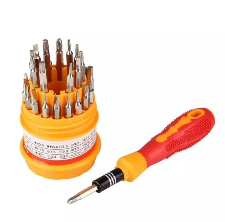 31 in 1 screw Driver set -Yellow