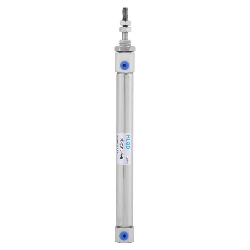 1Pcs CDJ2B Mini Air Cylinder Single Rod Double ting Pneumatic 10mm Bore 75mm St e cylinder New