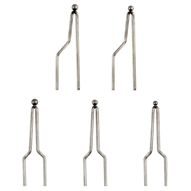 5 Pcs High Impedance Tips Wood Burning Wire Ball Tips for 50W or 100W Professional Wood Burning Kit