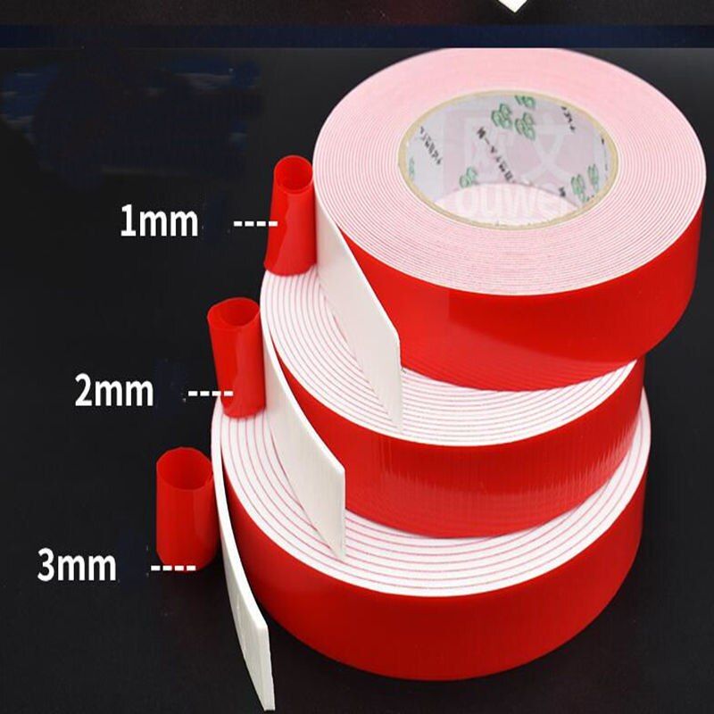 SZBFT 1-3mm thickness Fast pasting double sided tape White Sponge Rubber Foam Rubber Foam Tape Household tool