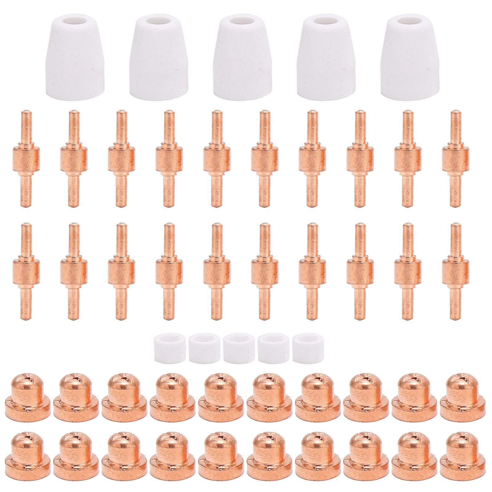 Electrode Nozzles Cups Kit Welding Machine Parts 32pcs/40pcs/46pcs/50pcs/55pcs