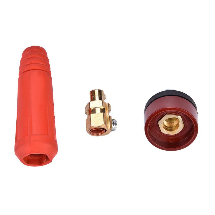 1Pcs DKJ Series European Style Welding Cable Rapid Connector Quick Fitting Adapter
