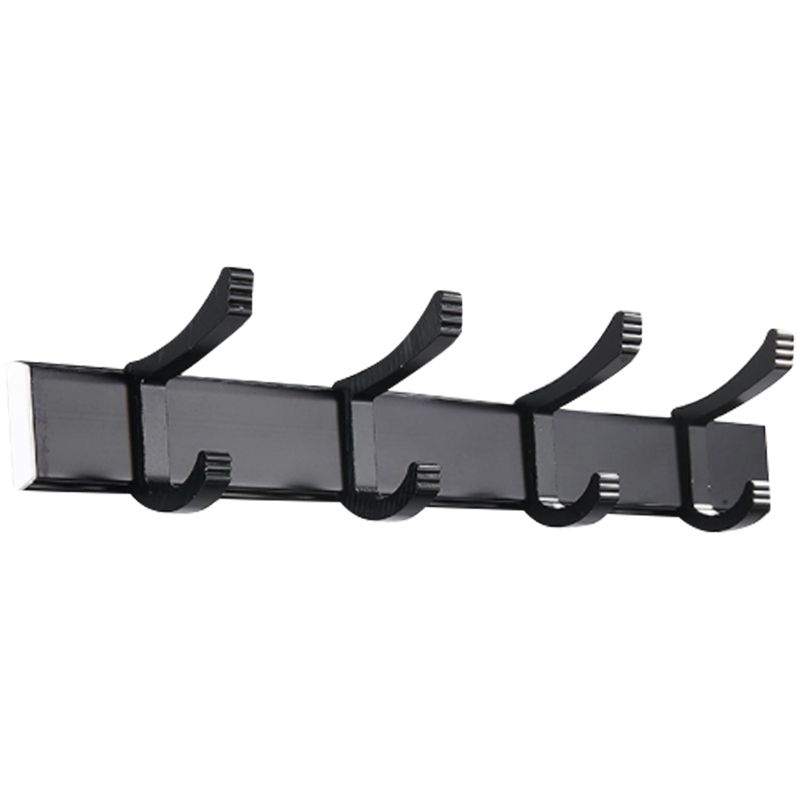 Wall Mounted Coat Rack Hooks Heavy-Duty Stainless Steel Metal Coat Rail Hook Hanger for Hat Towel Purse Robes