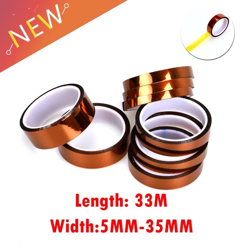 High Temperature Heat BGA Tape Thermal Insulation Tape Polyimide 3D printing Board protection Adhesive Insulating adhesive Tape