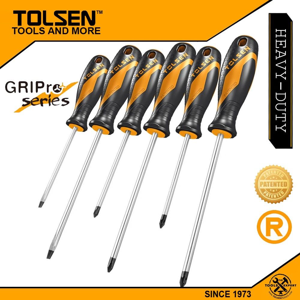 TOLSEN 6 PCS SCREWDRIVER SET-20014
