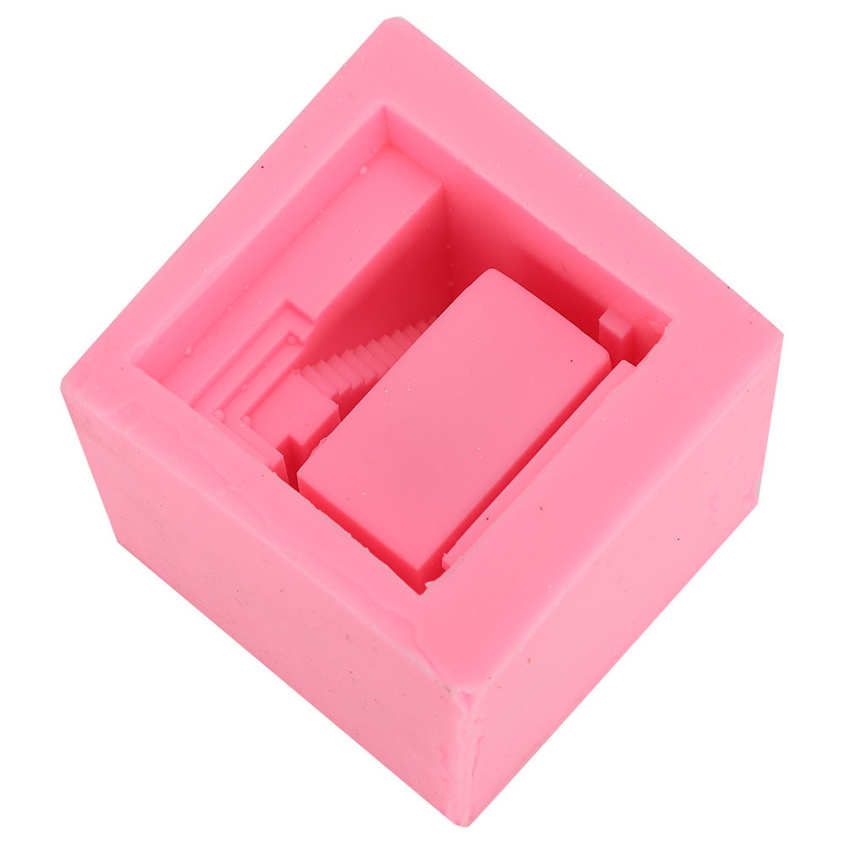 Cake Mold Unique House Shape Silicone Soap Flower Pot Concrete Molds Household DIY Accessories