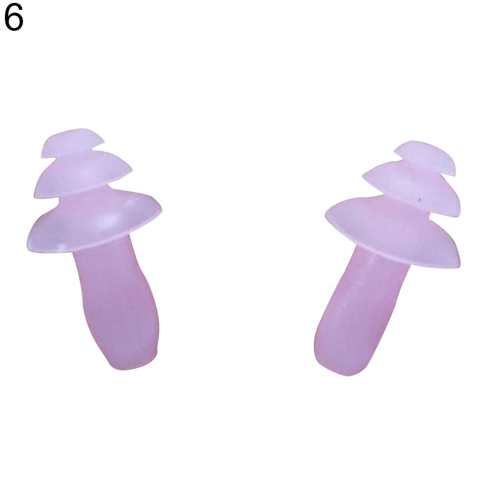 1 Pair Silicone Ear Plugs Comforle Anti Noise Snore Study Sleep Earplugs
