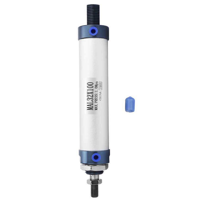 MAL 32mm Single Rod Double Acting Mini Pneumatic Air Aluminum Alloy New