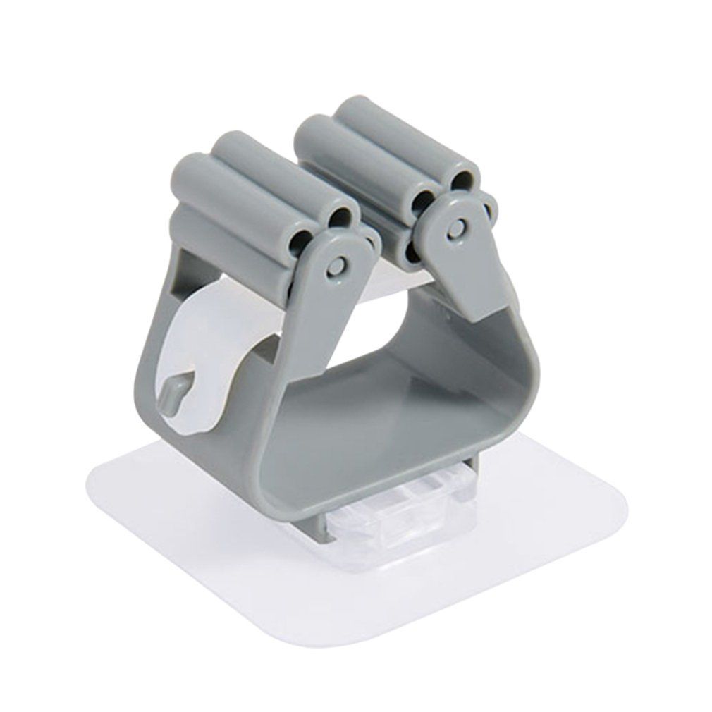 Punch-Free Strong And Seamless Mop Clips No-Stick Mop Holder Mop Hook Mop Clip