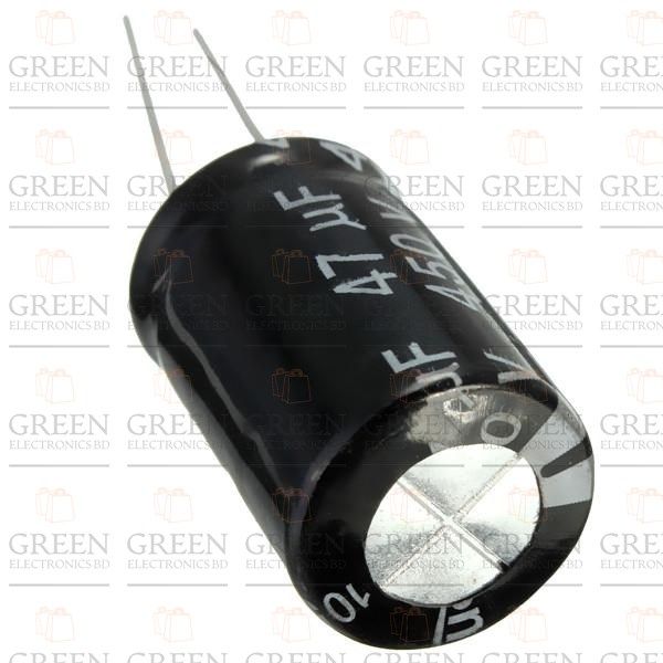 Radial 47uF Electrolytic Capacitor 450V-5Pcs