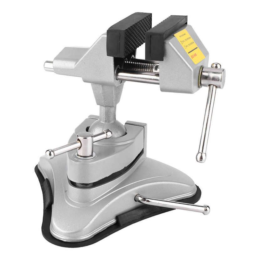 Milling Vise Aluminum Alloy 360°Rotating Clamp 70mm Jaw Width Table for Workbench Woodwork