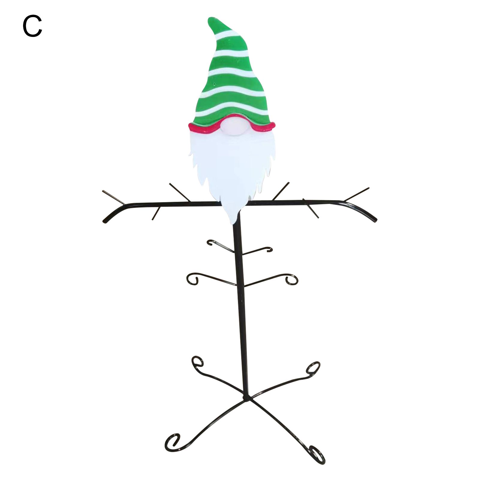 Stocking Holder Space-saving Multifunctional Xmas Stocking Hanger with Long Arms