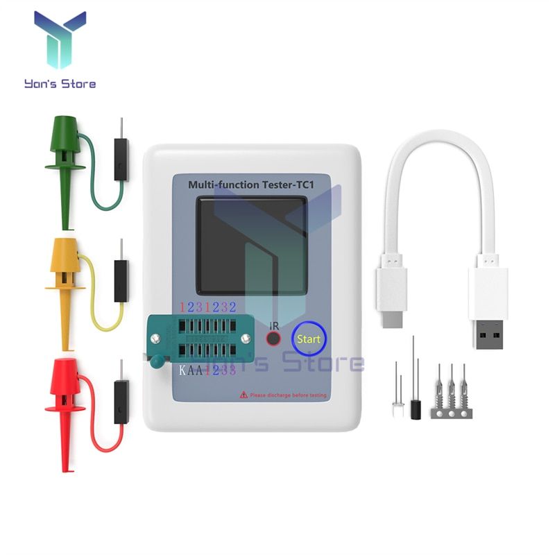 LCR-TC2 TC-T7-H LCR-TC1 Transistor Tester Multimeter For Diode Triode MOS/PNP/NPN Capacitor Resistor Transistor Replace