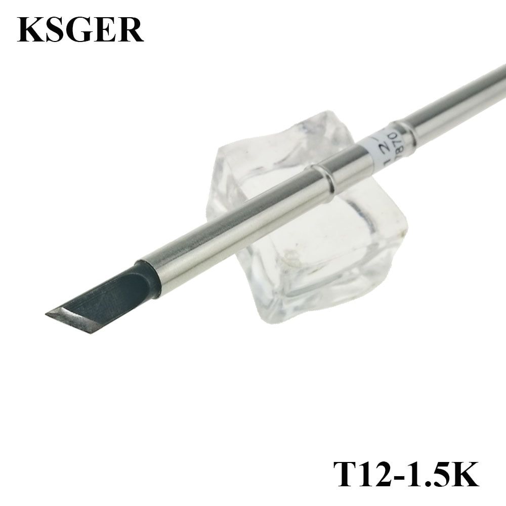 KSGER Electric Soldering Iron Tools T12-K 1.5K Soldering Tips Sting For FX-951 Soldering Station STM32 OLED DIY V2.1S V2.0 V3.0