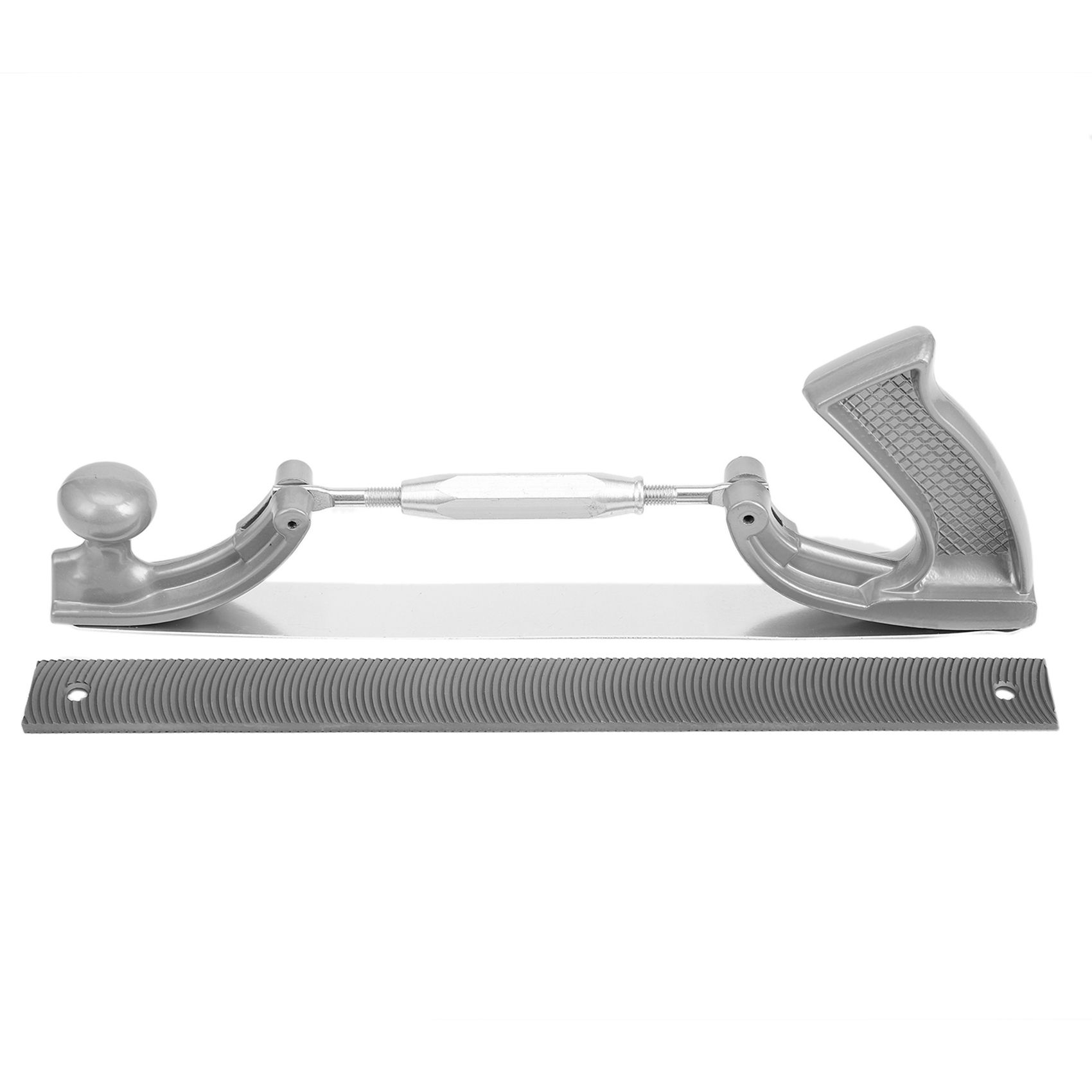 2X Adjustable Frame Milled Tooth Car Body Polisher Files Metal Panel Polishing Curved Tooth Steel File Holder(Medium)