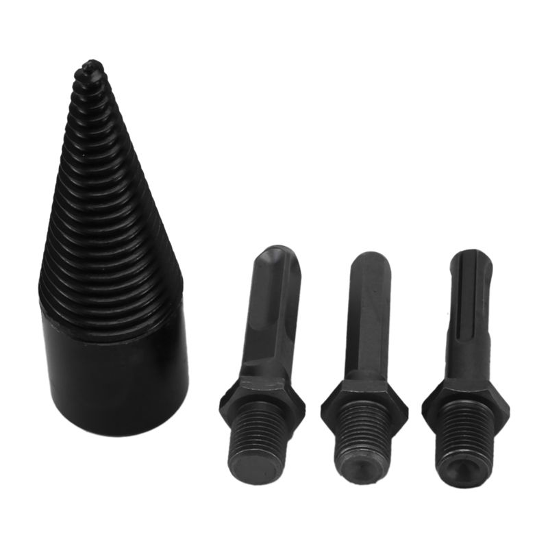 Wood Splitter Drill Bit Firewood Drill Bit Wood Splitter Removable Log Splitter Drill Bit Firewood Kindling Splitter