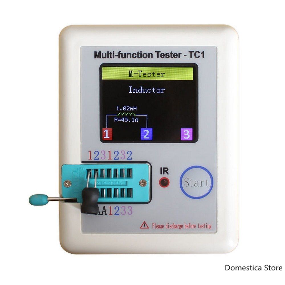 Transistor Tester LCR-TC1 Full Color Screen Graphic Display Multi-function Backlight Transistor Tester New Household Tools