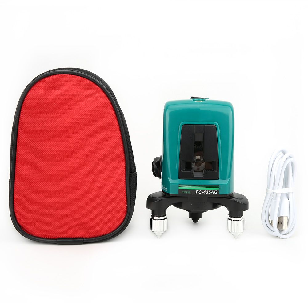 FC-435AG Durable Green Beam Self-Leveling Alignment Laser Level 2 Line