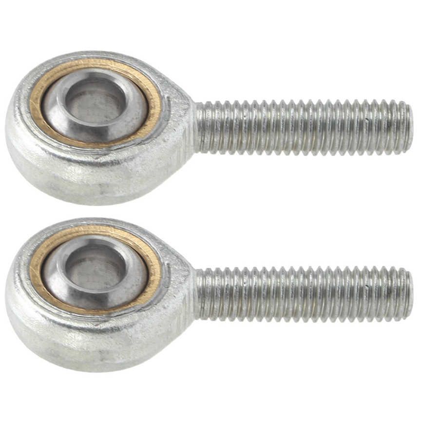 Limeng La 2Pcs Joint Bearing Male Left Threaded Assembly Self‑Lubricating Rod End Hardware SAL8T/K