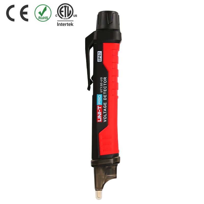 Non-contact 12V-1000V AC Voltage Detector Tester Meter Adjustable Sensitivity Pen Style Electric Indicator LED Outlet Voltage Detector Sensor