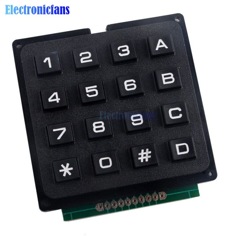 4 x 4 4 x 3 Matrix Array 12 16 Keys 4*4 4*3 Switch Keypad Matrix Keyboard Module for Arduino