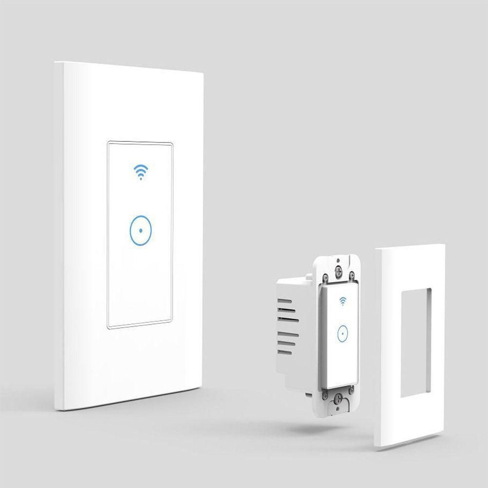 Smart Wifi Light Wall Switch Touch Remote Controller for Alexa Google Home Life US Plug