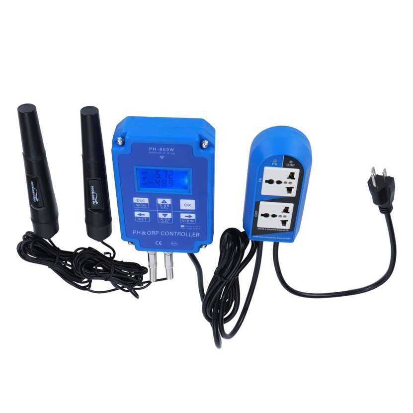 Liu Xing Digital PH ORP Controller Online Tester Water Quality Testing Phone WIFI Monitor US Plug 110V