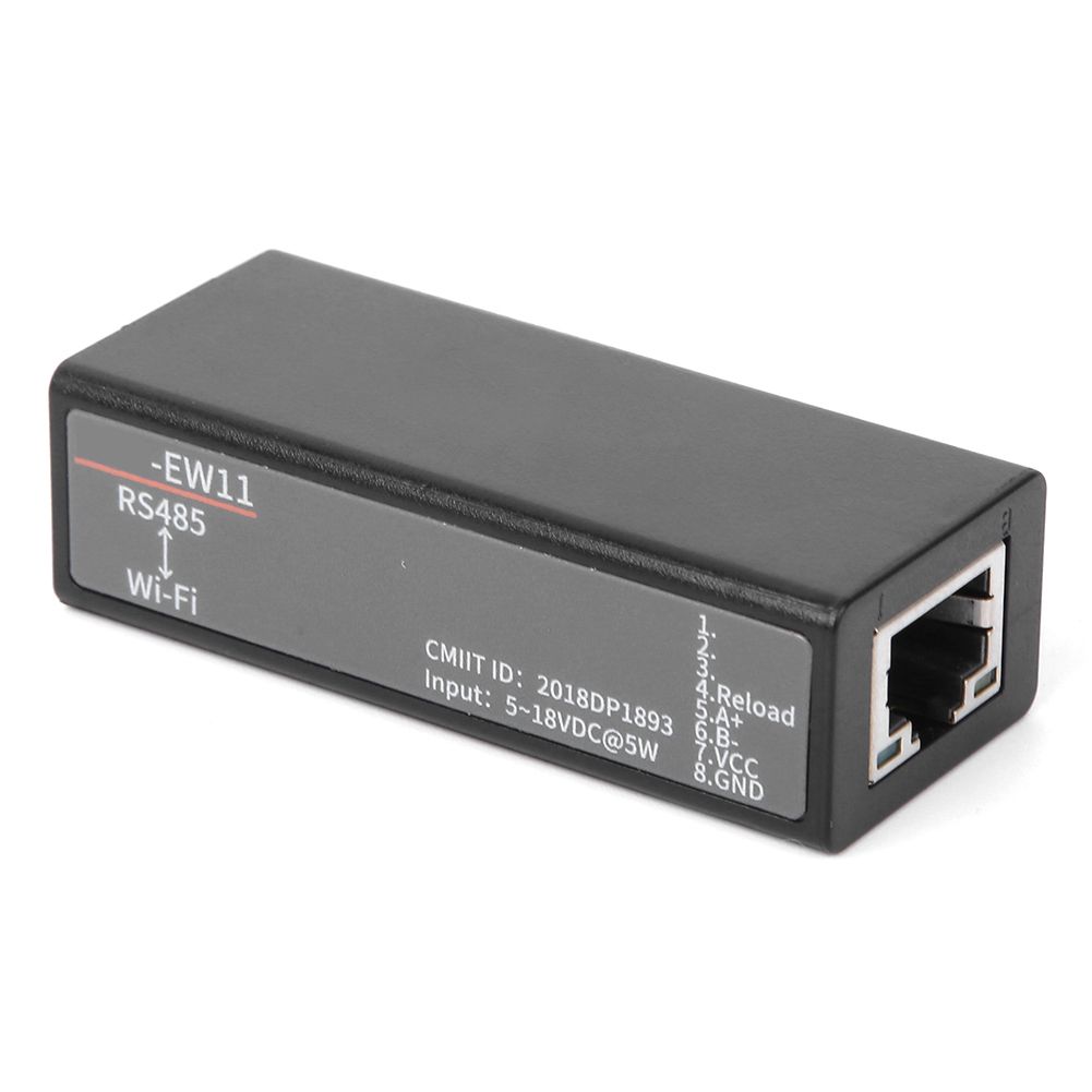 WIFI Serial Server RS485 to Built-in Antenna Wireless Communication Module RJ45 Interface