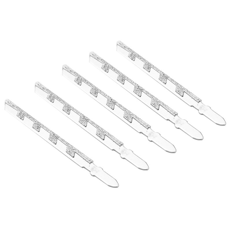 5Pcs 101mm 4 Inch T Shank Jigsaw Blades Diamond Masonry Granite Tile