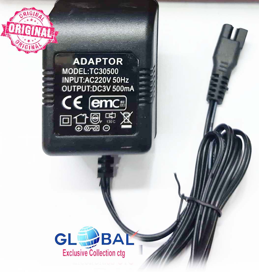 3V 500mA for Trimmer DC Adapter Power Supply Charger for Kemei, HTC, Gamee
