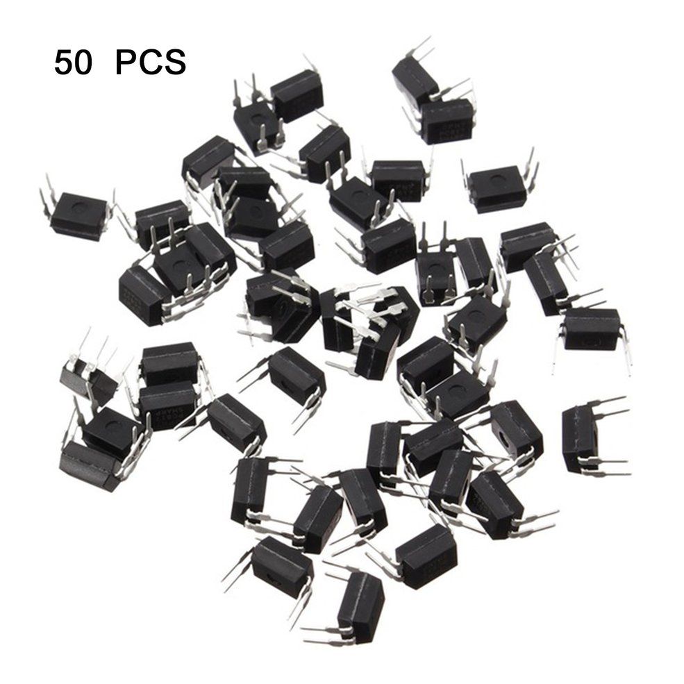 50pcs Pc817 Optocoupler Sharp Optical Isolator C File Optocoupler Dip-4