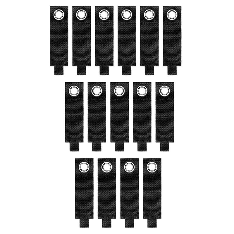 15 PCS Heavy Duty Storage Straps Tool Organizers Storage Nylon Fastening Straps for House Basement Hook Hose Rope Wrap
