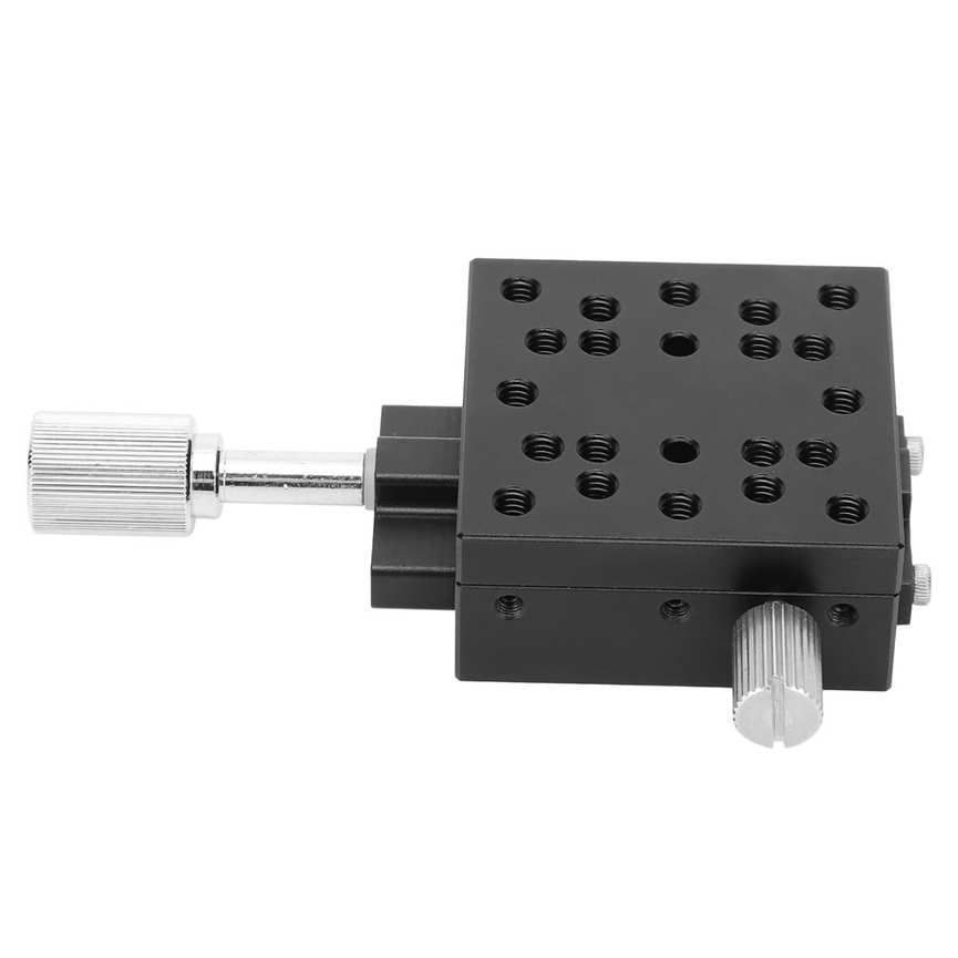 X‑Axis Manual Linear Stage Thin XSC40 Platform High Accuracy Durable with Many Holes for Optical Equipment