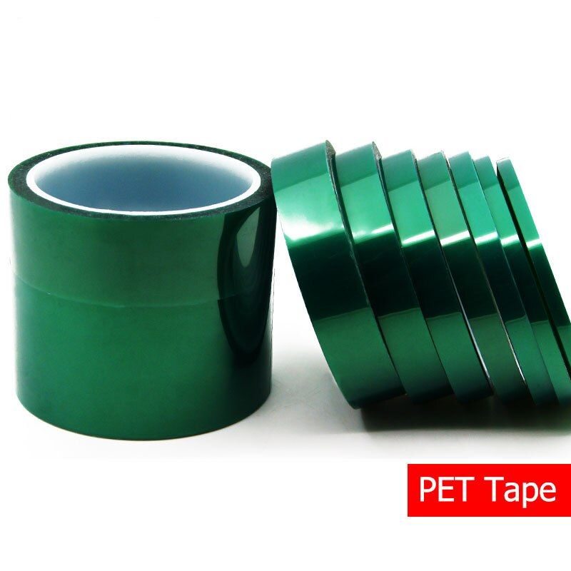 NOVFIX 33M PET green high temperature tape temperature resistant green tape for Plating board/Car spray paint ing tape