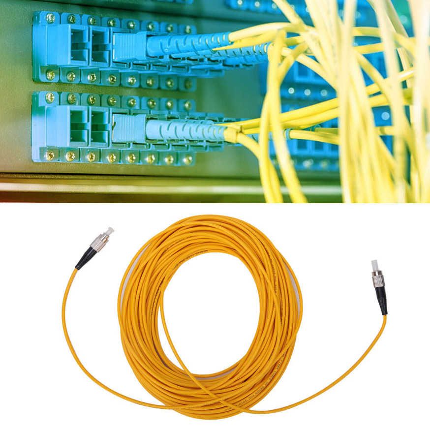 Fiber Patch Cord 20m FC/UPC to Single Mode Optical Cable Yellow