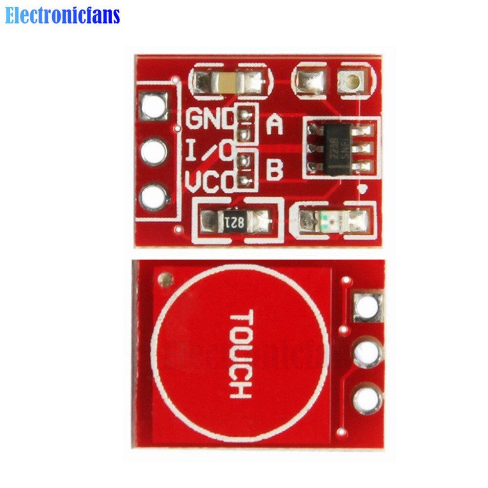 5Pcs/Lot TTP223 Touch Key Switch Module Touching Button Self-Locking/No-Locking Capacitive Switches Single Channel Button