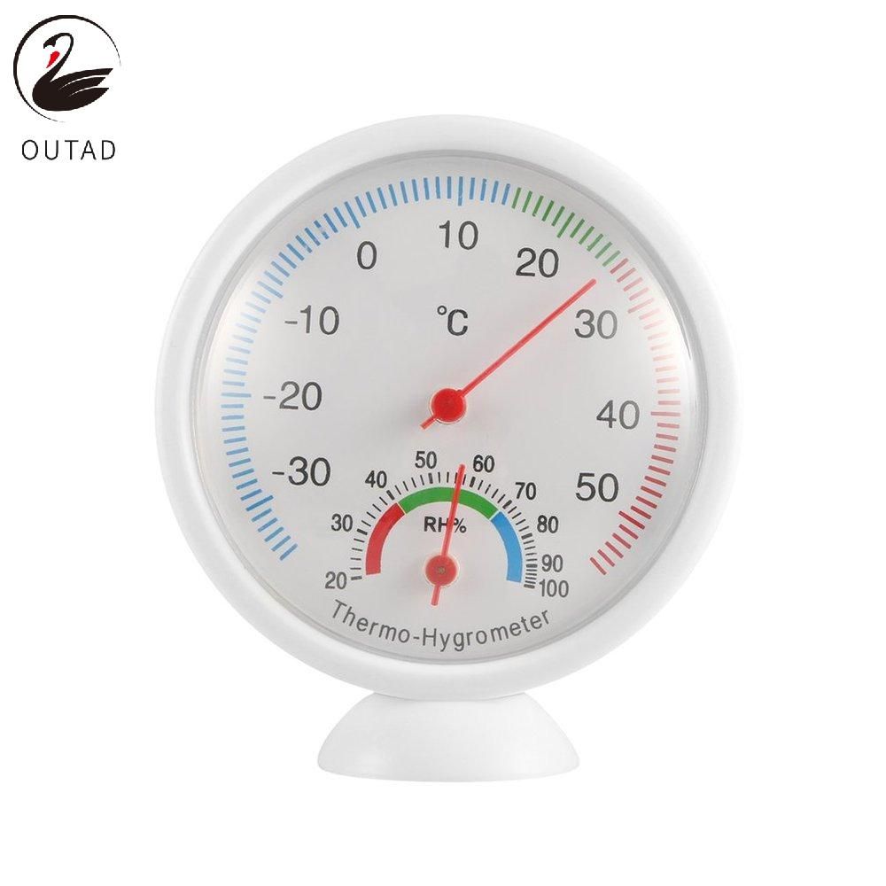 WS-A1 Indoor Outdoor Thermometer Hygrometer Portable Plastic Thermohygrometer