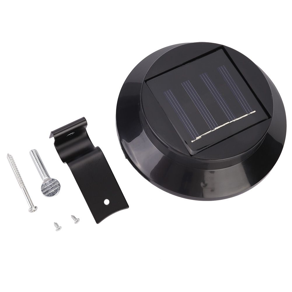 Outside Solar Landscape Fence Yard 3LED Lamp Waterproof Garden Lawn Night Lig RE