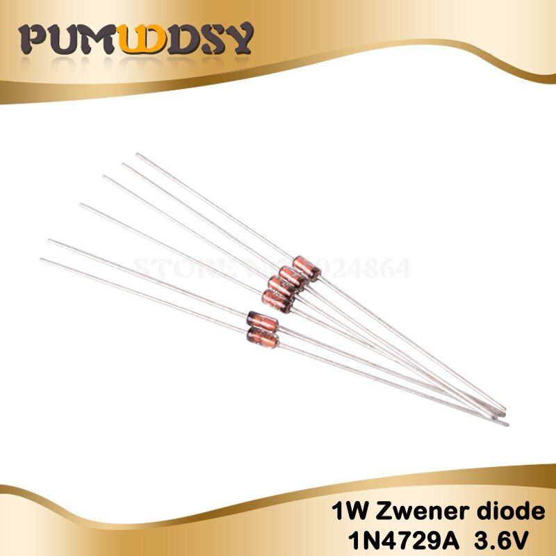 100 পিস 1w জেনার ডায়োড do-41 3v 3v3 3x6 3v9 4v3 4v7 5v1 5v8 6v8 6v8 7v5 8x2 9v1 10v 11v 12v 13v 15v 16v 18v 20v 22v 1n4733 1n4728