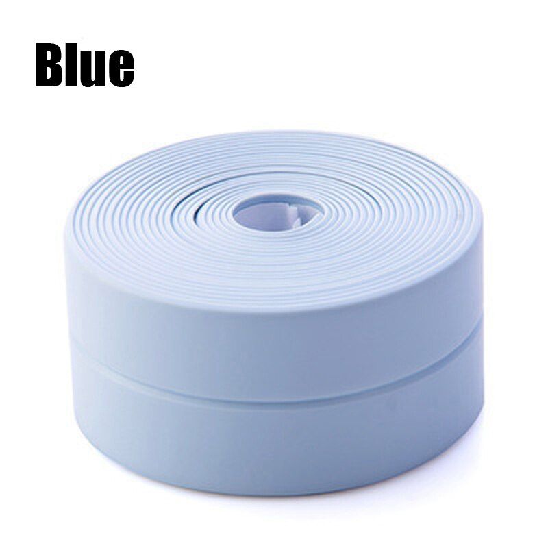 Self-Adhesive Sealing Tape Anti-Mildew Waterproof Edge Protector For Bath Shower Floor Kitchen Stove Sink Decorative Caulk Strip