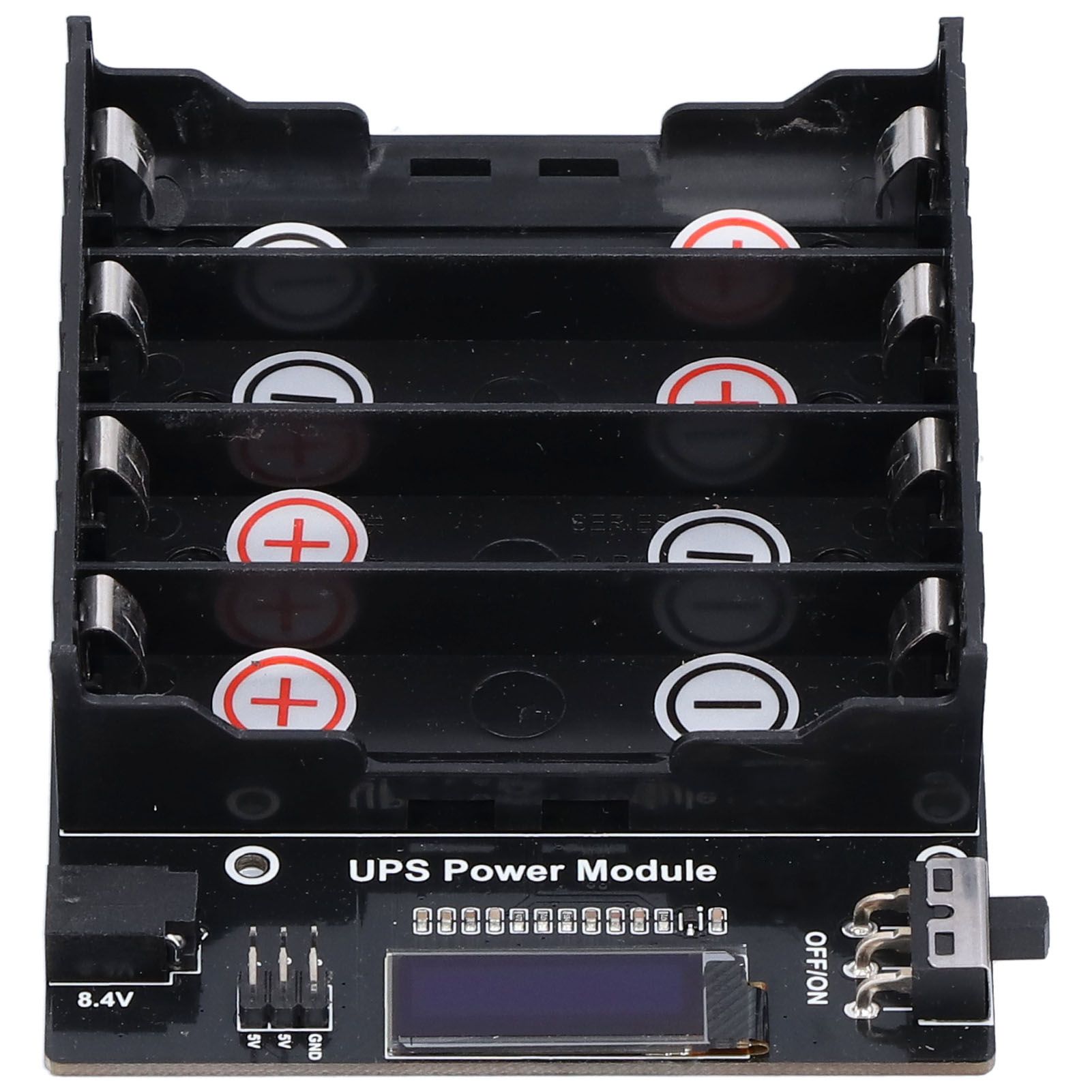 Romeng La Uninterruptible Power Supply Module UPS Holder DIY Expansion Board US Plug AC100‑240V