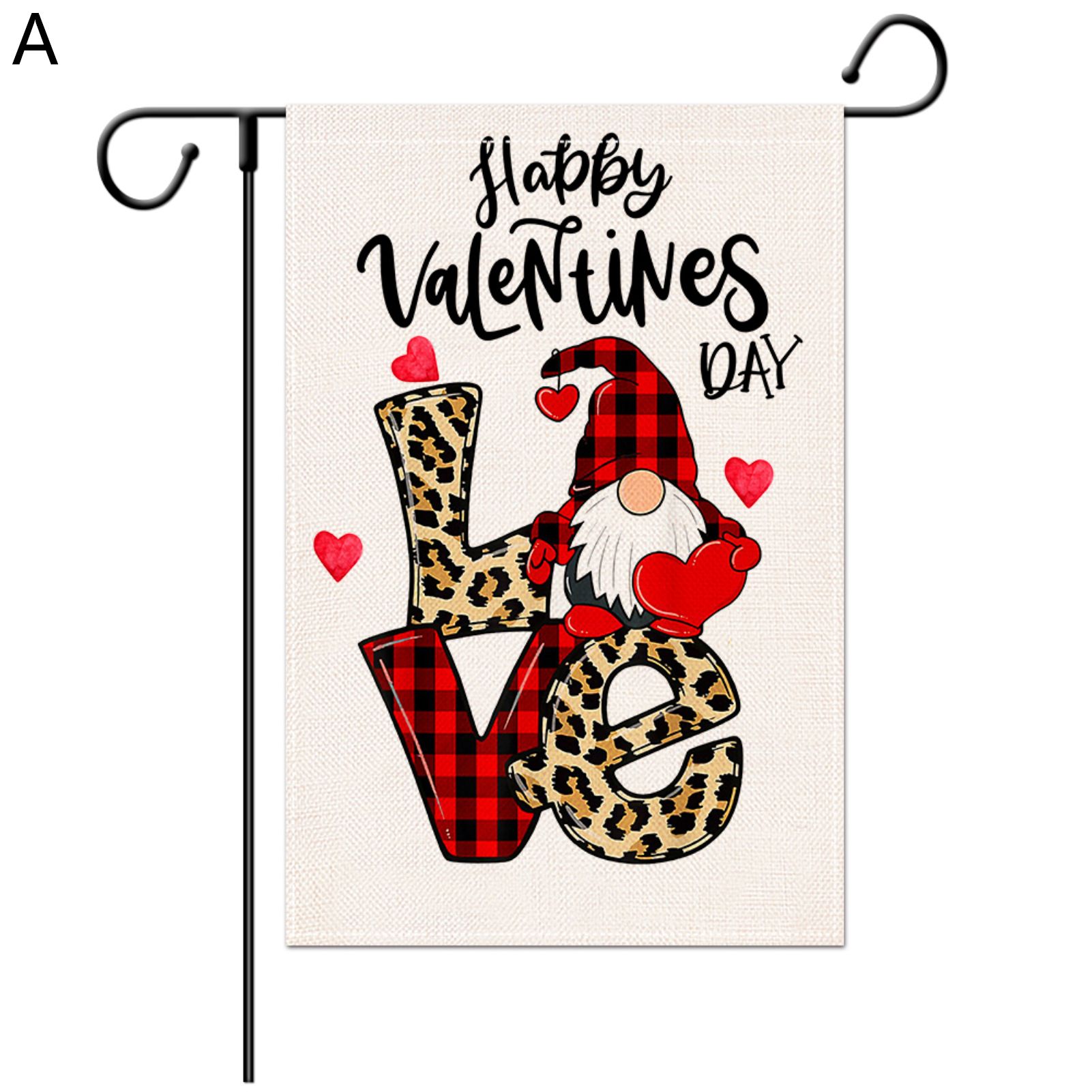 Banner Decor Anti-fading Vintage Love Themed Garden Banner Decor