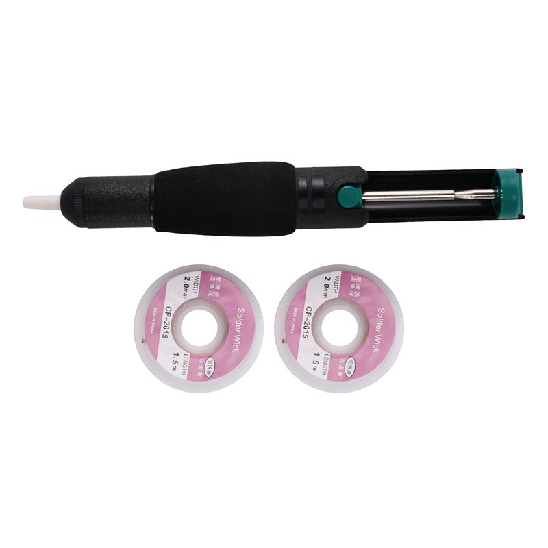 Solder Wick & Desoldering Pump Solder Sucker & Desoldering Wick 2pcs Solder Braid (2mm Width, 1.5m Length)