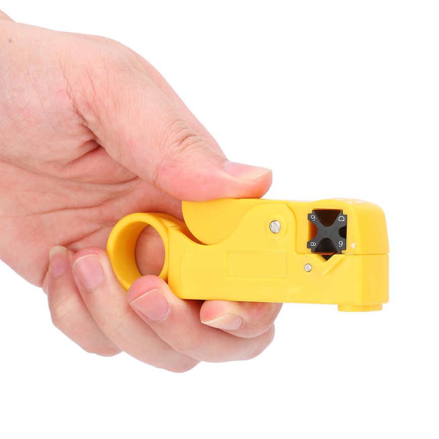 Crimper Stripper Coaxial Multifunctional Compression Tool F Head Cable Pliers RG6 RG59 RG11