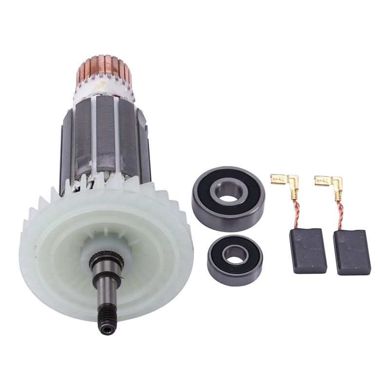 AC220-240V Angle Grinder Rotor for Makita 9553NB 9553HB 9555HN 9553HN Armature Anchor Rotor Stator Gear  Tool Parts