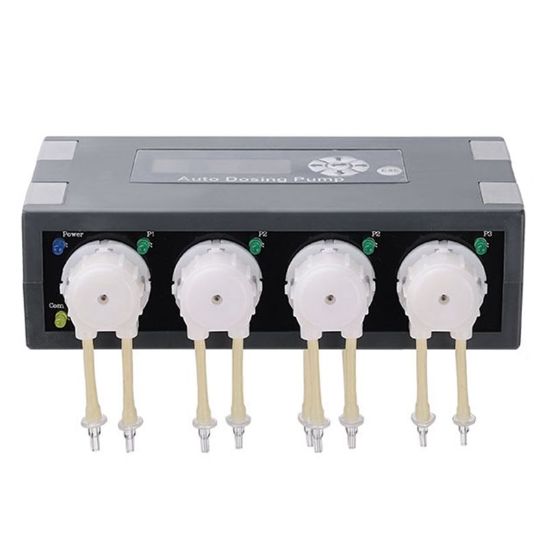 JAERBEE Titration Pump DP Series Peristaltic Pump Multi-Head Automatic Precision Aquarium Coral Feeder(EU Plug)