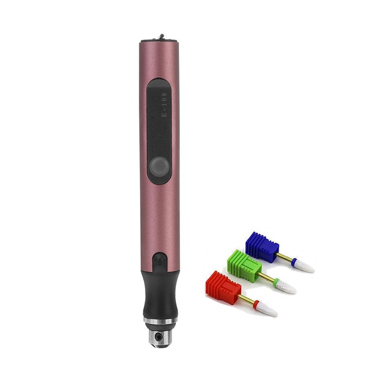 18000RPM DIY Mini Cordless Engraving Pen Rechargeable Wireless Electric Grinder Wood Carving Pen for Engraving B